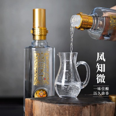 四川酒迎天下酒业浓香型凤知微白酒52度