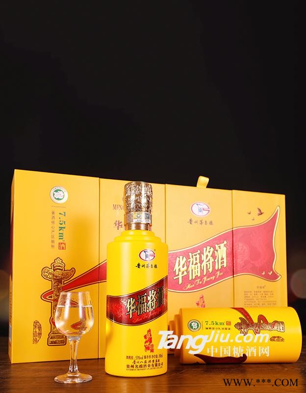 53°华福将酒（盛世珍藏）-500ml图1