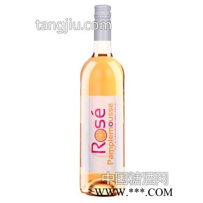 玫瑰西柚桃红酒
