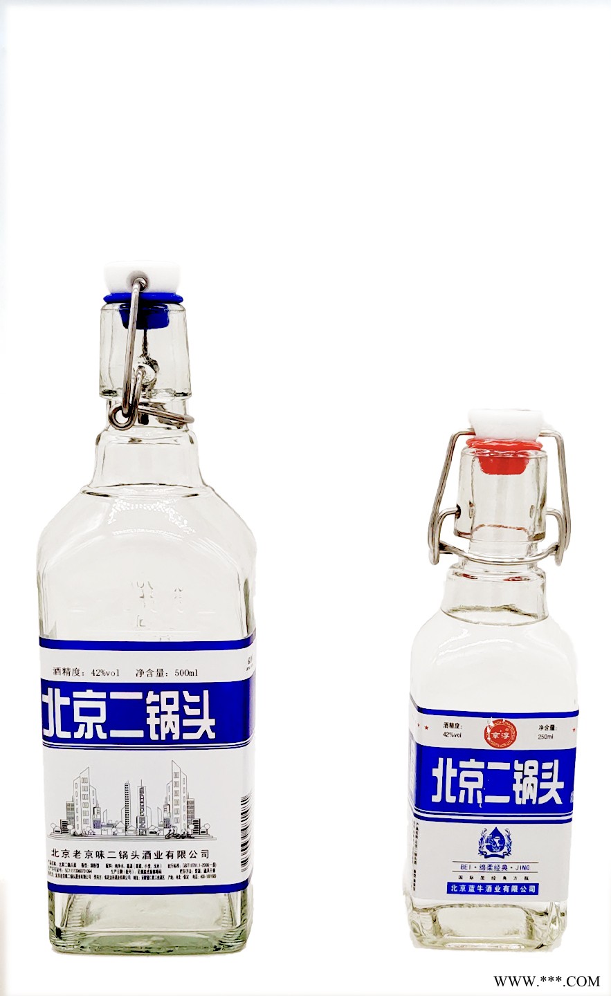北京二锅头蓝方瓶