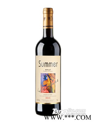 夏蜜尔美乐干红葡萄酒图1