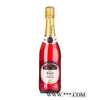 意大利原装进口风之吻桃红起泡葡萄酒750ml