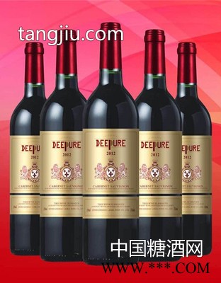 纯真双狮红葡萄酒图1