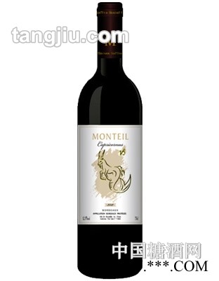法国梦黛尔十二生肖系列摩羯座干红葡萄酒图1