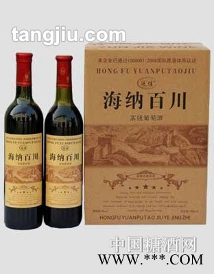 海纳百川红葡萄酒图1