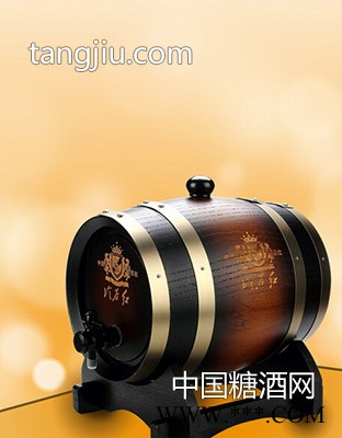 红酒红橡木桶装图1