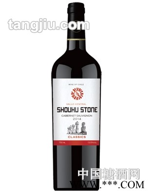 守护石赤霞珠精选红葡萄酒图1