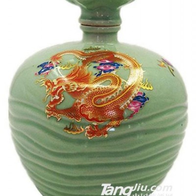 古法酿酒坊青釉双龙青坛3斤酒