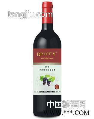 烟台王朝名庄-99红全汁野生山葡萄酒
