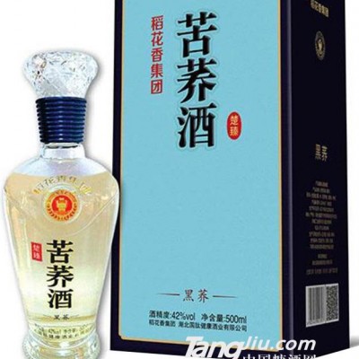 稻花香42°苦荞楚臻黑荞酒500ML
