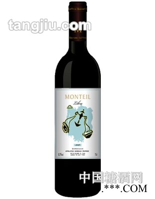 法国梦黛尔十二生肖系列天秤座干红葡萄酒图1