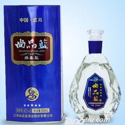 42°尚品蓝绵柔型白酒500ml