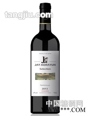 杰奥精选干红葡萄酒2013图1