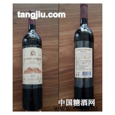 拉图兰爵吉伦特2010右岸干红葡萄酒