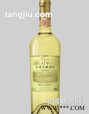 长城龙山山谷霞多丽精选干白图1