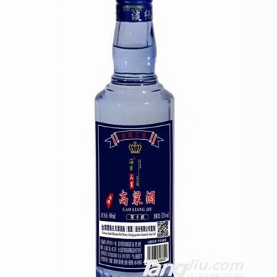海岸人家台湾高粱酒蓝瓶52度500ml