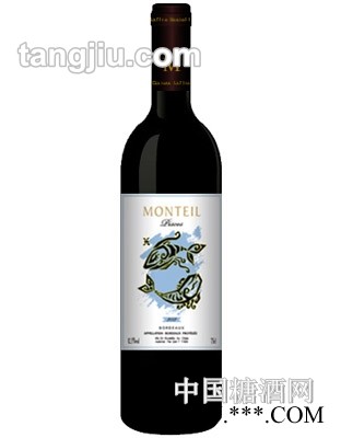 法国梦黛尔十二生肖系列双鱼座干红葡萄酒图1