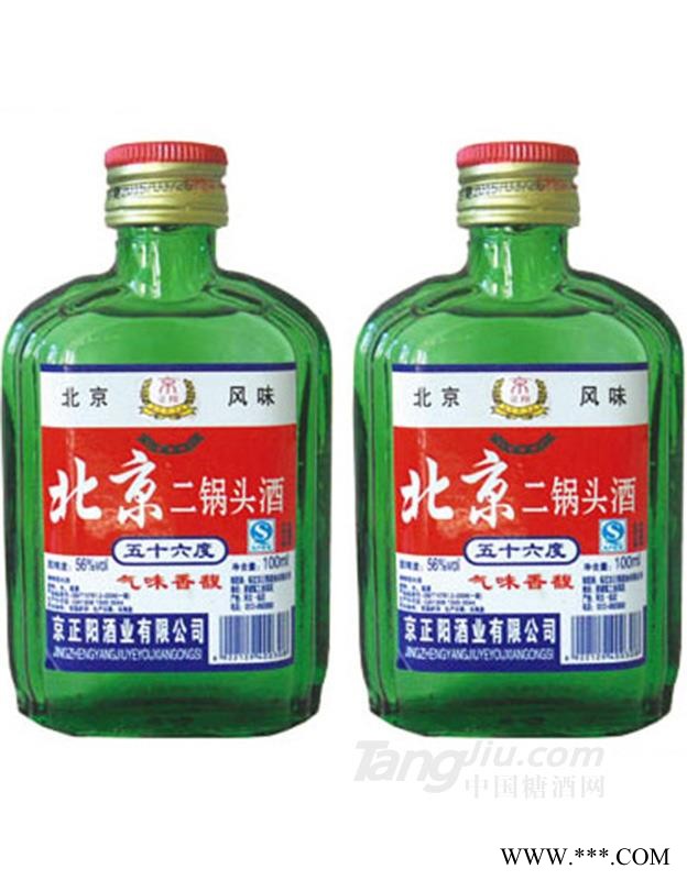 京正阳56°北京二锅头酒100ml（绿瓶）