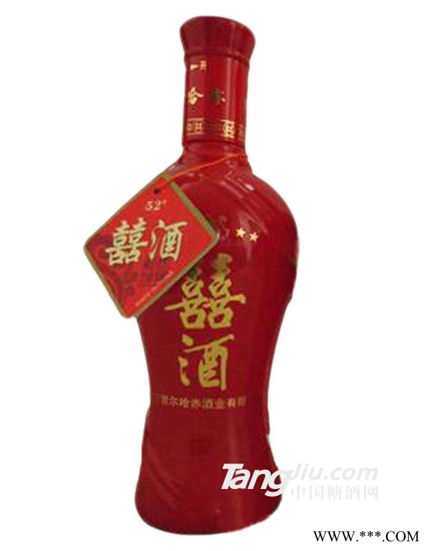 努尔哈赤裸瓶喜酒52度480ml图1