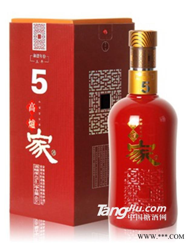 高炉家和谐5年52°460ml