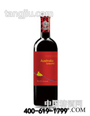 澳洲豹—喜庆西拉子红葡萄酒