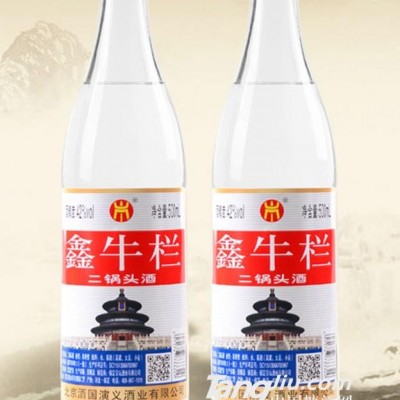 48度鑫牛栏二锅头酒（蓝盖）500ml