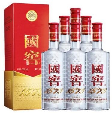泸州老窖 国窖1573 浓香型白酒 52度/38度 500ml*6瓶整箱装图2