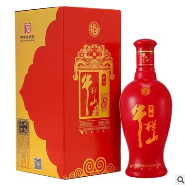 牛栏山百年红8年38度52度浓香型白酒500ml*6瓶整箱装 正品保证图1