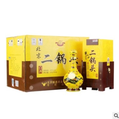 牛栏山二锅头经典黄龙52度45度500ml*6清香型白酒整箱装 正品保证图2