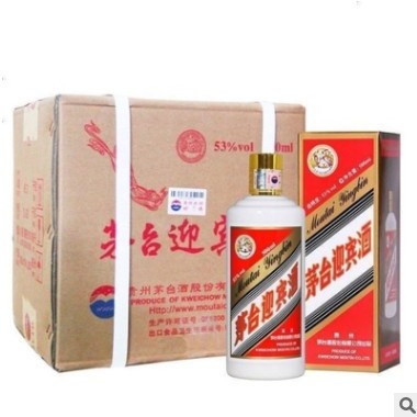茅台迎宾酒飞天标飞天迎宾酒 53度500ml酱香型白酒整箱图3