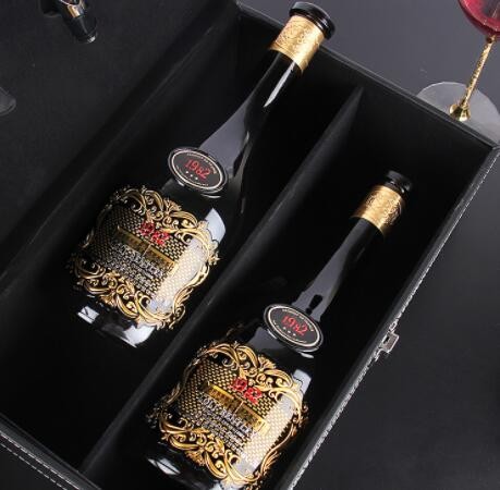 法国进口红酒1982异形瓶腊封帽干红葡萄酒750ml酒类招商代图1