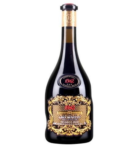 法国进口红酒1982异形瓶腊封帽干红葡萄酒750ml酒类招商代图2