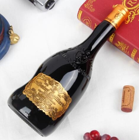 法国红酒批发原瓶酒庄进口AOC级异形瓶金标干红葡萄酒宴会酒水图3