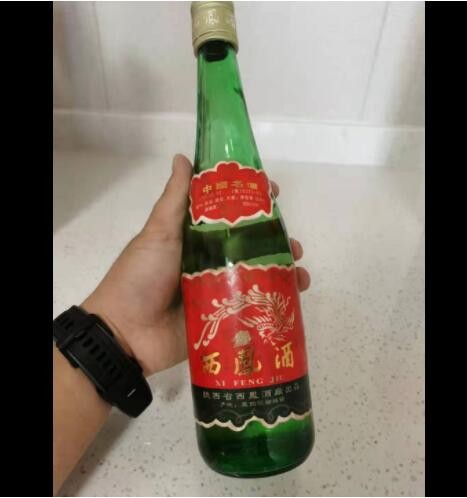 93年55度西凤酒老绿脖子瓶 500ml*整箱12瓶装高度白酒纯粮食白酒图3