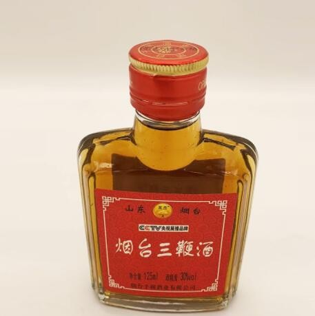 鼓鼎厂家酒水批发24瓶烟台三鞭酒小瓶装125ml滋补酒药酒男性劲酒图2