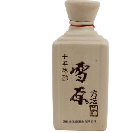 批发白酒 三十二度 雪原方瓶 6瓶装家常酒 瓷瓶方坛32度雪原畅销图2
