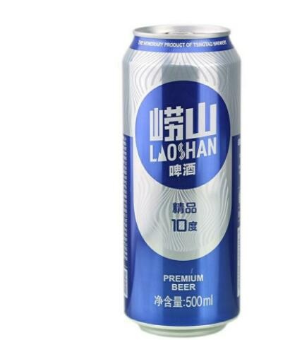 青岛崂山啤酒500毫升12罐装10度青岛五厂 易拉罐装包邮