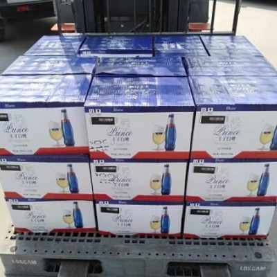 青岛原产地 青岛王子白啤286毫升24瓶装青岛发货 包运费
