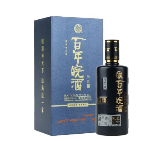 安徽白酒批发百年皖酒45度500ml*4瓶天蓝16纯粮白酒 浓香型