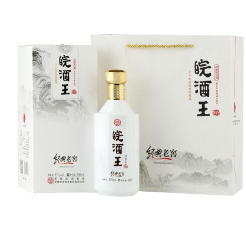 安徽百年皖酒纯粮白酒 浓香型52度500ml白酒整箱批发礼盒装图1