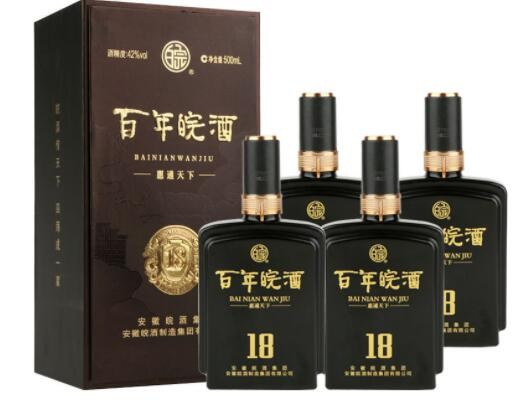 安徽百年皖酒纯粮白酒 浓香型42度500ml白酒整箱批发礼盒装图2