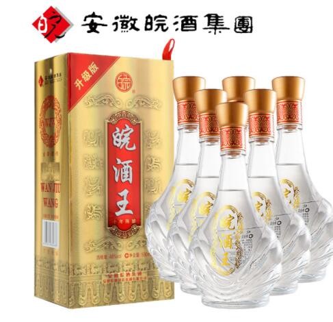 安徽皖酒王纯粮白酒 浓香型46度500ml十年陈酿白酒整箱批发礼盒装图2