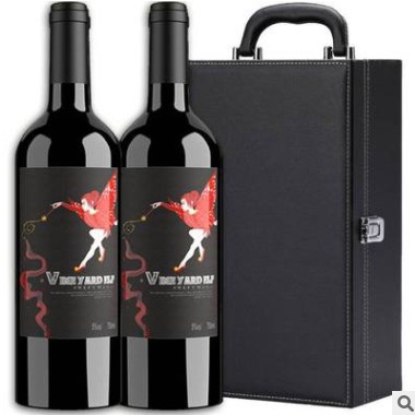 【葡园精灵】甜红葡萄酿低度女生甜红葡萄果酒整箱皮盒装木送礼图3
