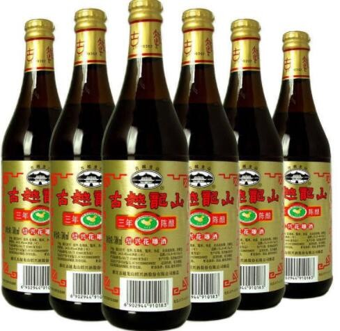 古越龙山黄酒 三年陈花酒500ml*6瓶 绍兴加饭酒糯米酒料酒老酒图3