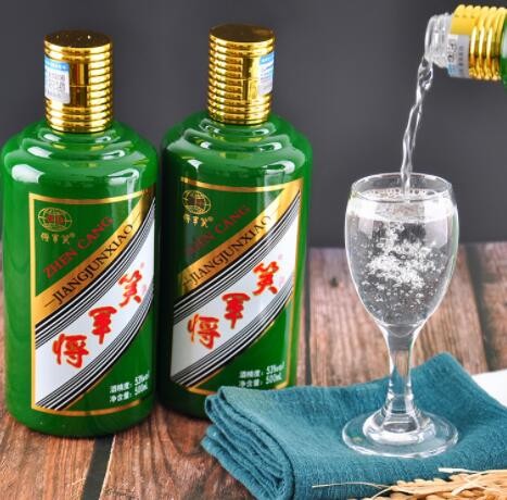 一件代发将军笑53度白酒清香型白酒珍品婚宴接待白酒批发礼盒包装图3