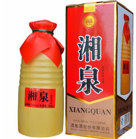 酒鬼酒 54度500ml盒优湘泉馥郁香型盒装白酒 包邮图2
