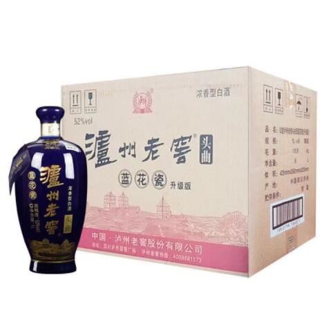 泸州l蓝花瓷头曲42度高档白酒整箱批发蓝花瓷纯粮食白酒图3