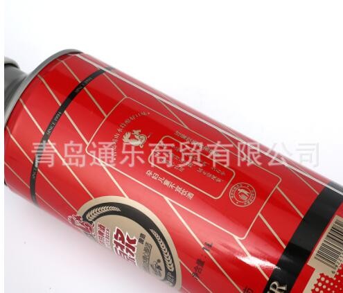 产地货源青岛劳特啤酒 精酿原浆啤酒1000ml*6桶礼盒装批发图2