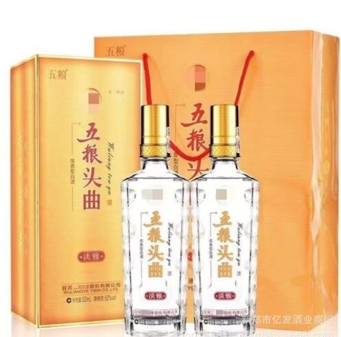 白酒批发 五粮头曲 淡雅52度浓香型白酒 整箱500ML*6瓶 一件代发图2