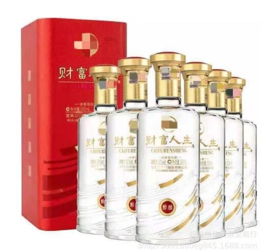 五粮系列 财富人生醇酿52度浓香型白酒 整箱500ML*6瓶 量大价优图2